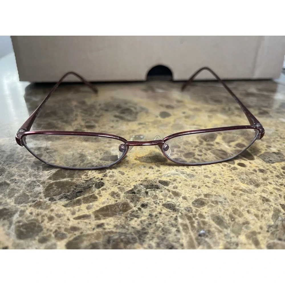 Calvin Klein 100% Titanium Japan Eyeglasses Frames 581 7 Shiny Pink  50-16-135